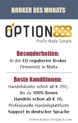 Option888 Broker des Monats